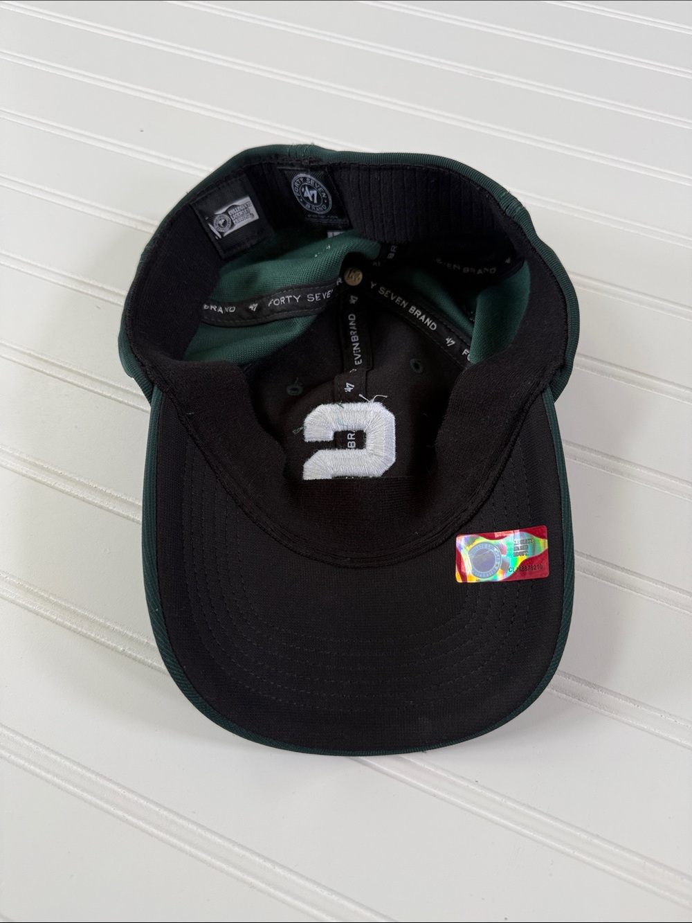 Michigan State University Baseball Cap with White 'S' - Picture 3 of 4